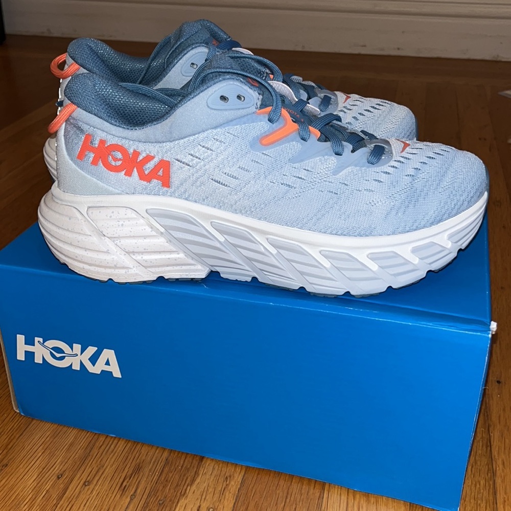 HOKA Women Gaviota 4 SZ 7D, 7 Wide $170 New In Box